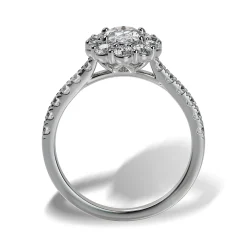 Lab Grown Diamond Halo Engagement Ring