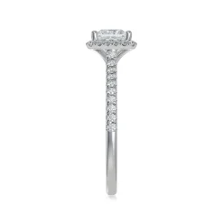 Lab Grown Diamond Halo Engagement Ring