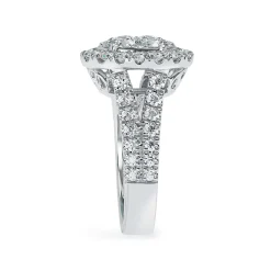 Lab Grown Diamond Halo Engagement Ring