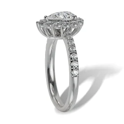 Lab Grown Diamond Halo Engagement Ring