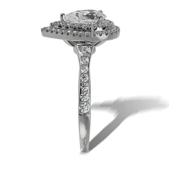 Lab Grown Diamond Halo Engagement Ring