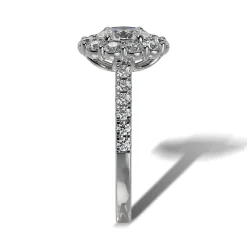 Lab Grown Diamond Halo Engagement Ring