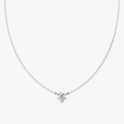 Lab Grown Solitaire 3/4 Carat Diamond Pendant