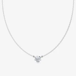 Lab Grown Solitaire 1 Carat Diamond Pendant