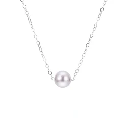 6mm Premium Start-Her-Pearl Sterling Necklace