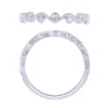 Sterling Silver 0.10Ctw Stackable Band