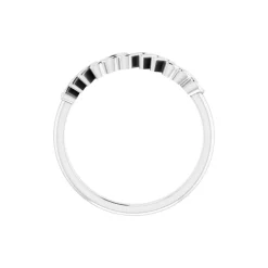 Sterling Silver Mama Script Ring Size 7