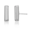 Sterling Silver Sm. Bar W/Post Earrings