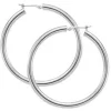 Sterling Silver 3X40mm S/D Tube Earrings