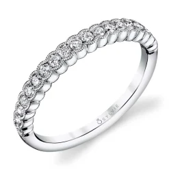 Sylvie 14KW Angeline 0.32CTW Diamond Band