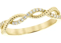 Twisted Diamond Band