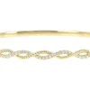 Twisted Diamond Bangle