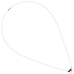 UCONN Geometric Necklace in Sterling Silver